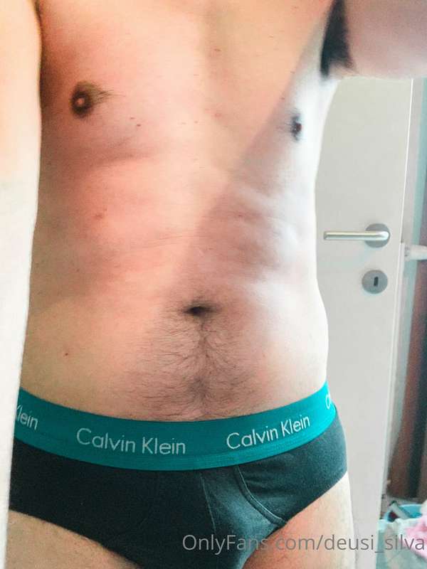 A selfie taken when I was wearing only a brief.😊