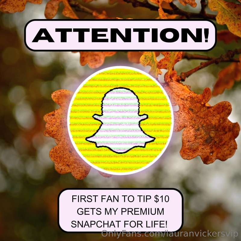⚠️ ATTENTION! ⚠️First Fan to tip $10 gets my XXX Premium Sna..