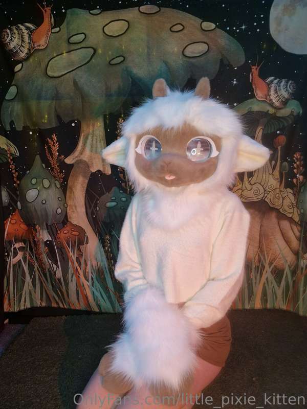 My newest fursuit, Haruki the Sheep 🐑 2