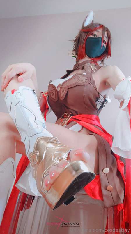 Lewd tingyun 💗✨🥵feetie queen ! 2