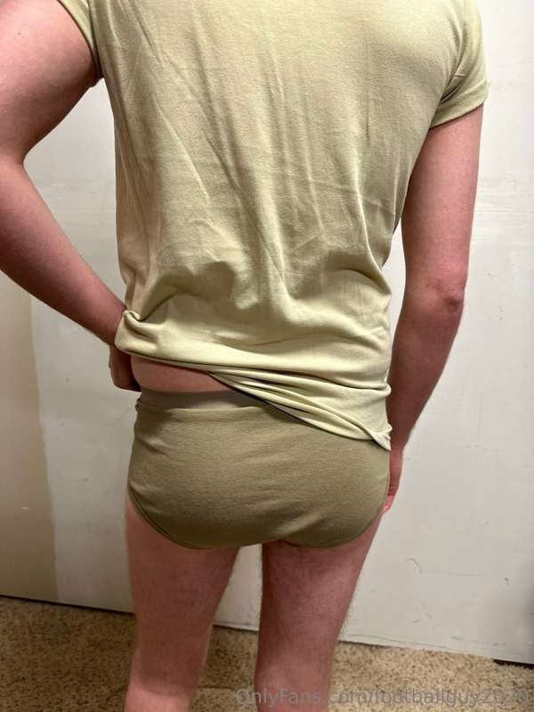 The private doing a little stripping down to his military br.. 4