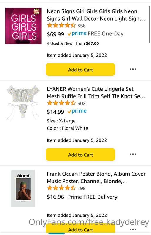 reminder that my bday is coming up on the 28th & my updated ..