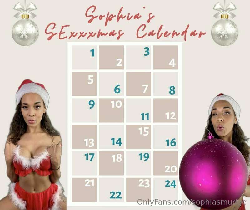 **YOU GUYS HAVE VOTED!**   💋🎁🎄 SOPHIAS SEXXXMAS CALENDAR STA..