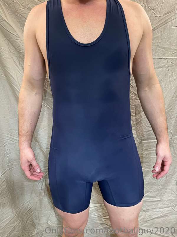 Wrestling singlet and HOT white compression undies!