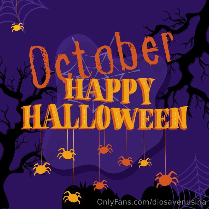 🕸𝐇𝐀𝐏𝐏𝐘 𝐎𝐂𝐓𝐎𝐁𝐄𝐑🕸Love! 🧡We start a new month! 🖤Ready to celebr..