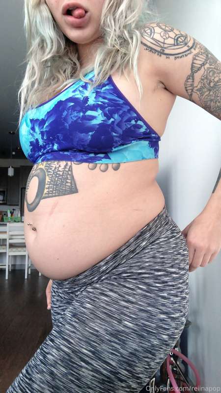 You’re watching me grow ;D my “before” belly looks bigger th.. 2