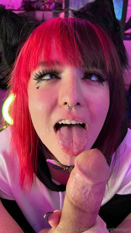 Don’t I look so cute with a cock in my mouth? 👅🐾
Puppy girl .. 16