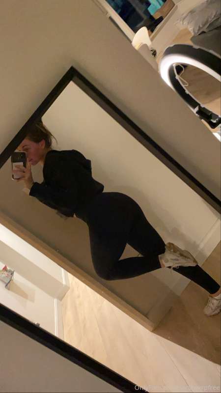 Sweaty gym baby