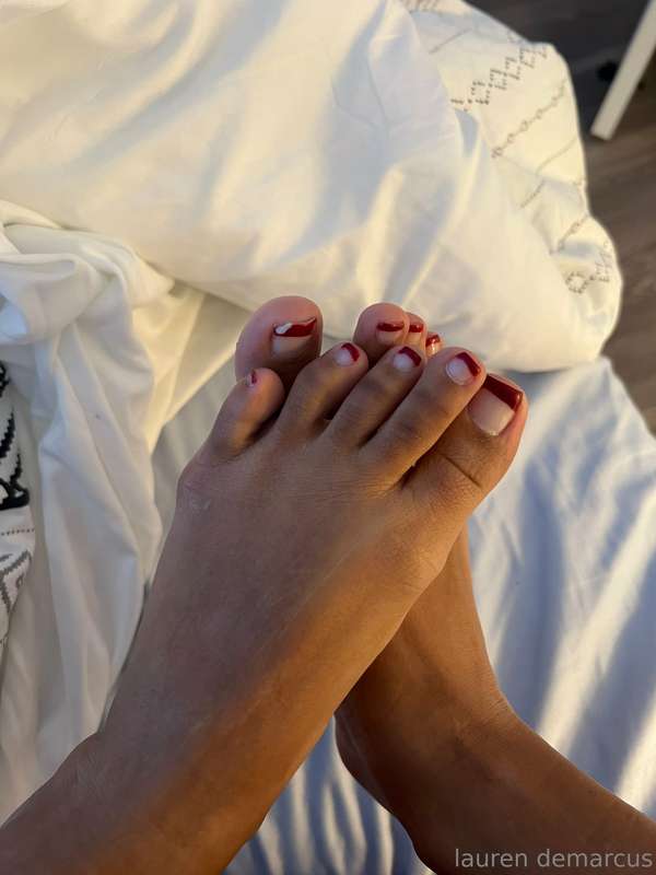 a year of pedicures!! 9
