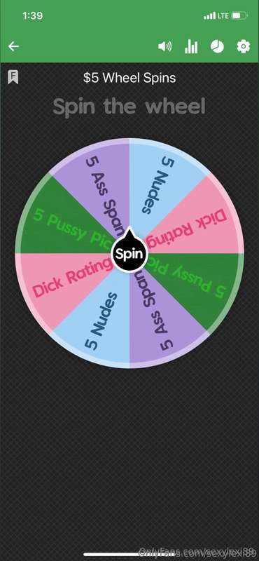 Made a couple new wheel spins! Let me know if you’d like a s.. 1