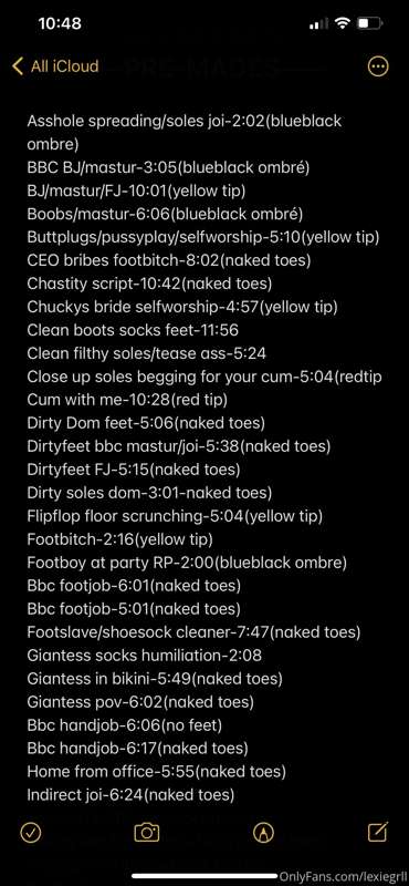 Here is some other premades available for you guys😈
2.50 per..