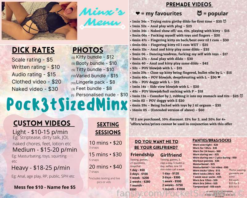 Pocketsizedminx - Fansly - 21 Sep, 2021
