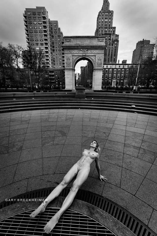 Me doing some risky, beautiful creative shit in NYC last yea..