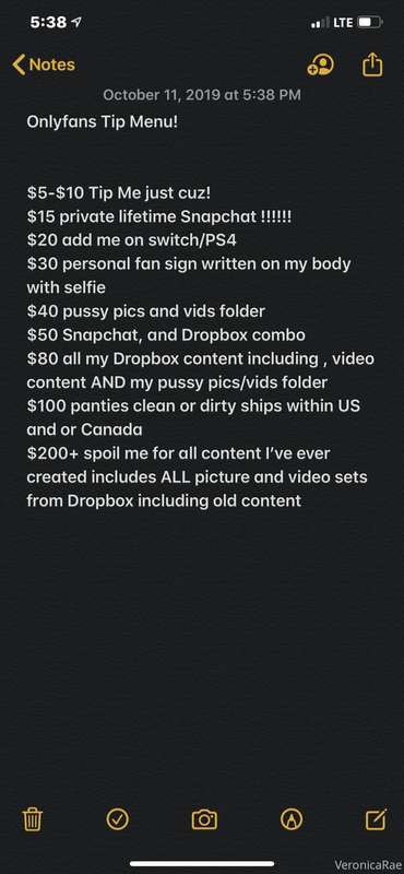 Updated tip menu 🙂🙂🙂