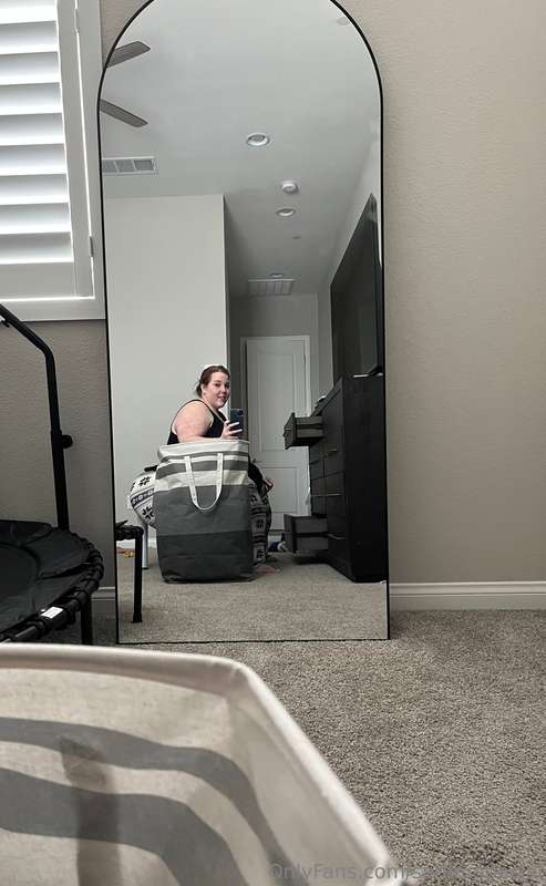 So fat even the laundry basket doesn't stand a chance! lol
