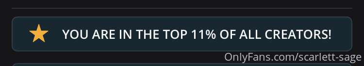 Oooo so close to being back in the top 10%!