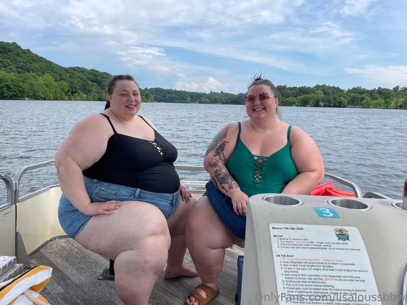 Can you believe they let two HOGS rent a boat together?! We ..