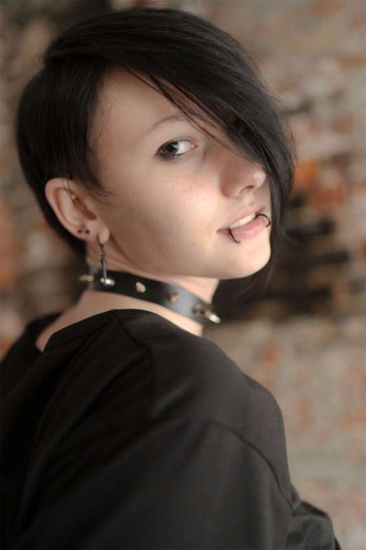 So i heard you like tomboy emo girls? I got a new haircut ho.. 1