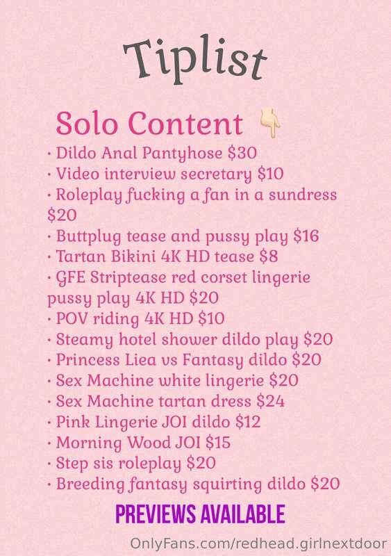 Updated Tiplist ✨ Message me the title of the video along wi..