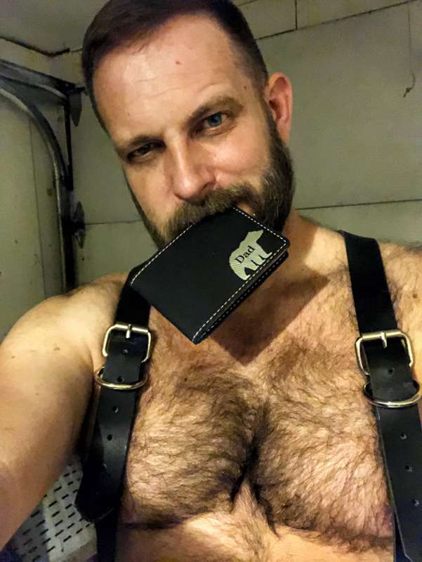 Got a new pair of leather shorts to match the wallet I got f.. 2