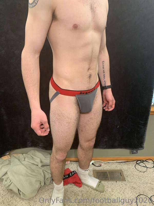 Me in a jock set 3 4