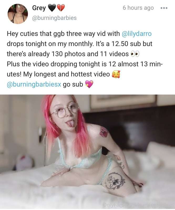 Anybody wants to see girl girl boy content should go subscri..