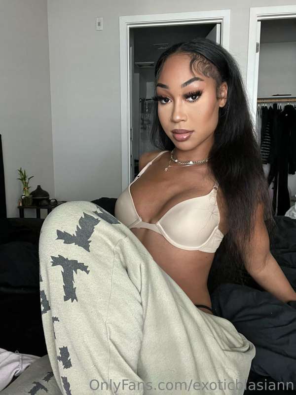 Sitting pretty just waiting for you to take my clothes off