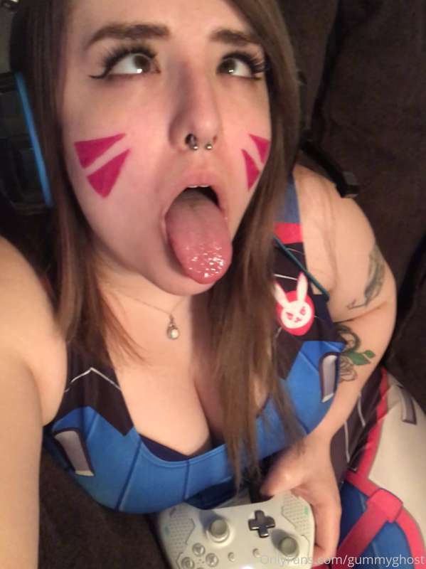 D.Va gamer girl cosplay! Come play with me 😘 15