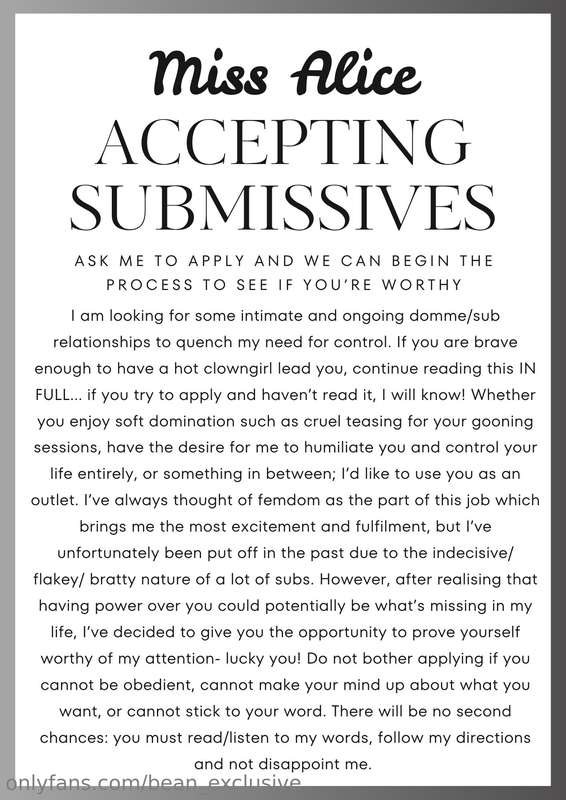 - READ IN FULL and then ask me for the application form in d..