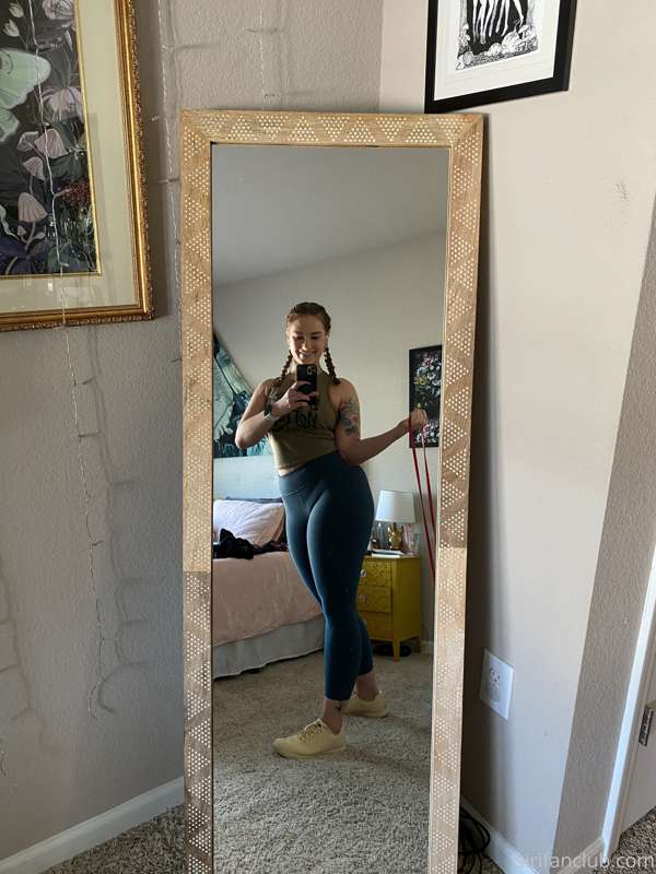 I did a super weird and fun home workout today,  and guess w..
