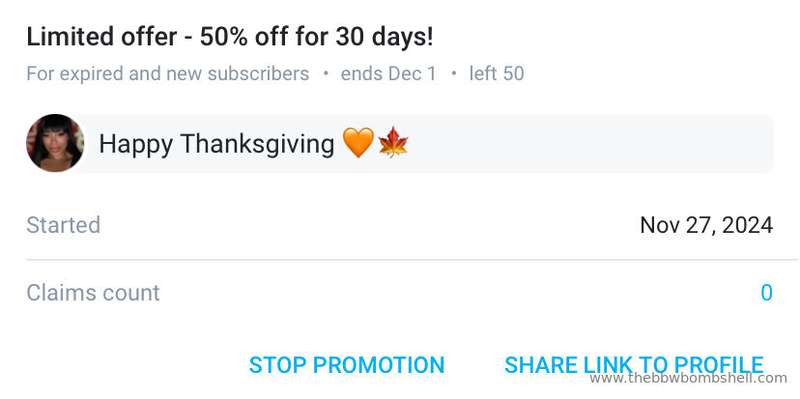 Cum over to my VIP ❤️‍🔥 It’s 50% off for the holiday 🍽@thebb..