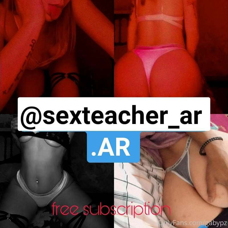 @sexteacher_ar GIRL 18 YEARS OLD🇦🇷 WITH DESIRE I am your goo..