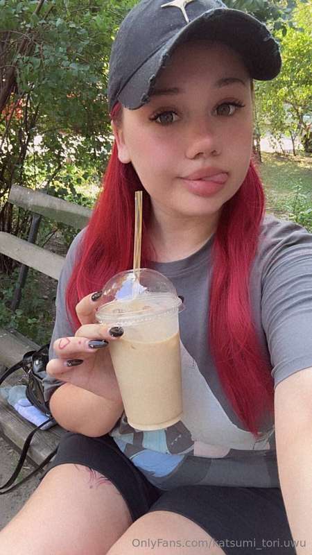 I love starting my day with an iced latte with lavender syru..