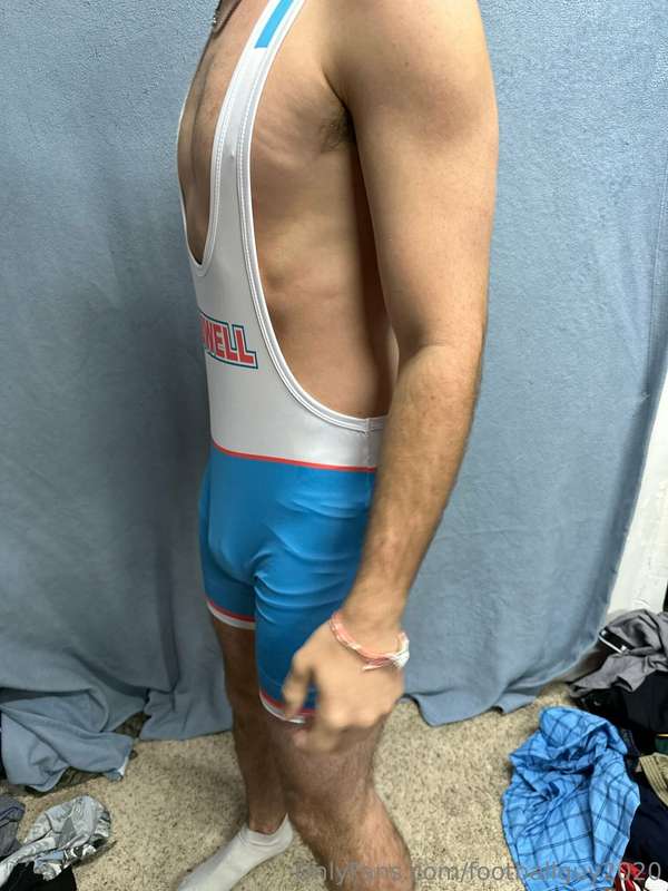 Wrestling singlet wearing private! 3