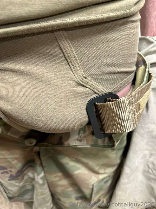 The private doing a little stripping down to his military br.. 12