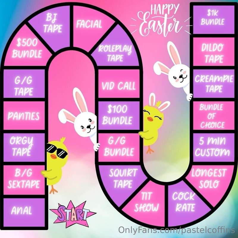 ### 𝗠𝗔𝗞𝗘 𝗬𝗢𝗨𝗥 𝗘𝗔𝗦𝗧𝗘𝗥 𝗘𝗫𝗧𝗥𝗔 𝗦𝗪𝗘𝗘𝗧 🐣💛

𝗵𝗼𝗽 𝗶𝗻𝘁𝗼 𝗺𝘆 𝗻𝗲𝘄 𝗳𝘂𝗻 𝗴𝗮𝗺..