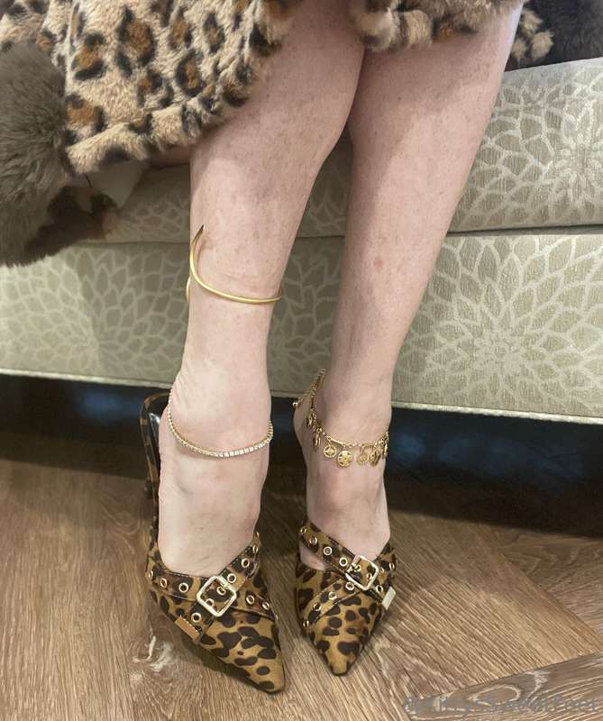 These beautiful cheetah-print heels were a birthday gift fro.. 2