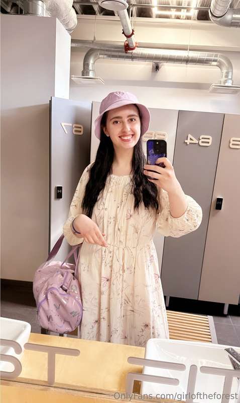 By the way, check out how cute I look today — with and witho..