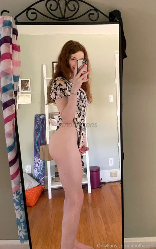 Sundress weather.. of course I don’t wear panties under ear ..
