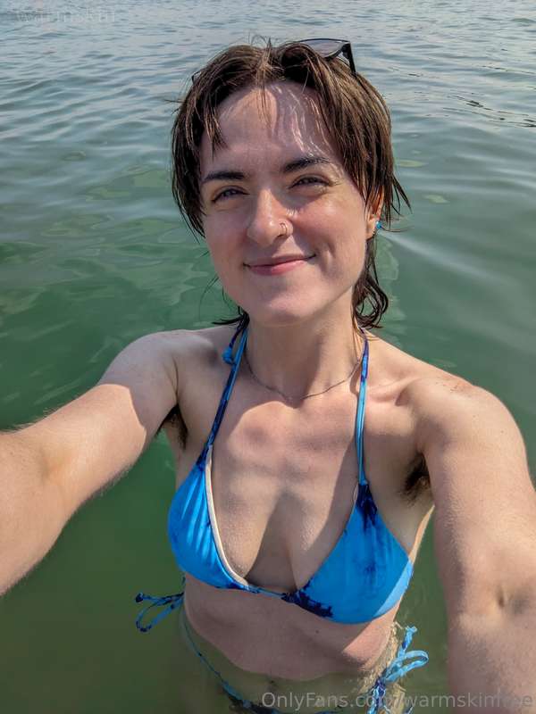 i went swimming in the irish sea last week and it was COLD 😂..