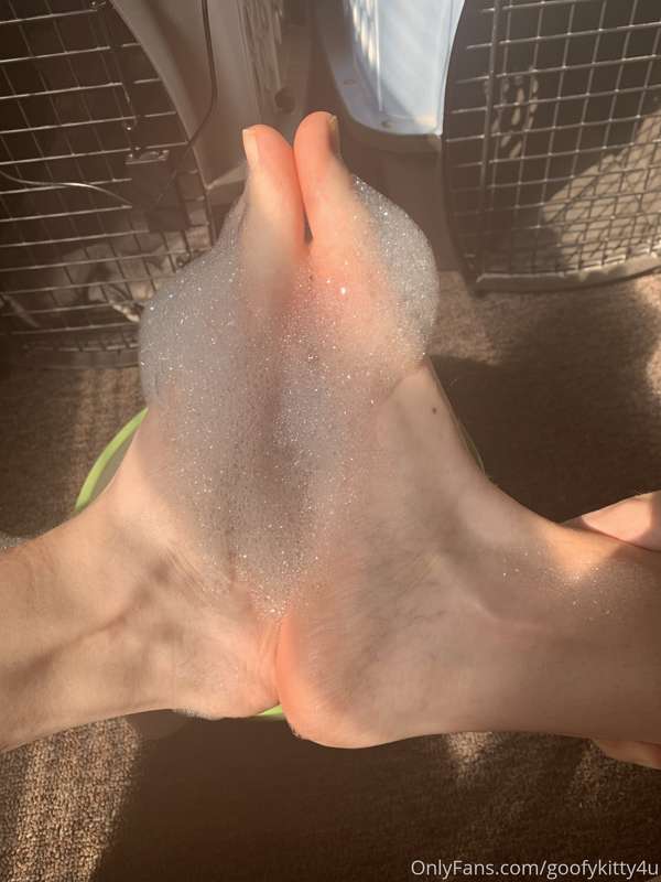 Soapy feet lol 4
