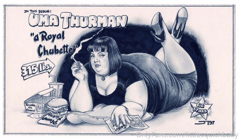 i think that miss mia has been drinking too many milkshakes .. 5