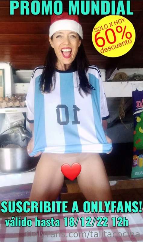 Promooooo Mundialistaaaaaa
Suscribite a @talitachef cocina 1..