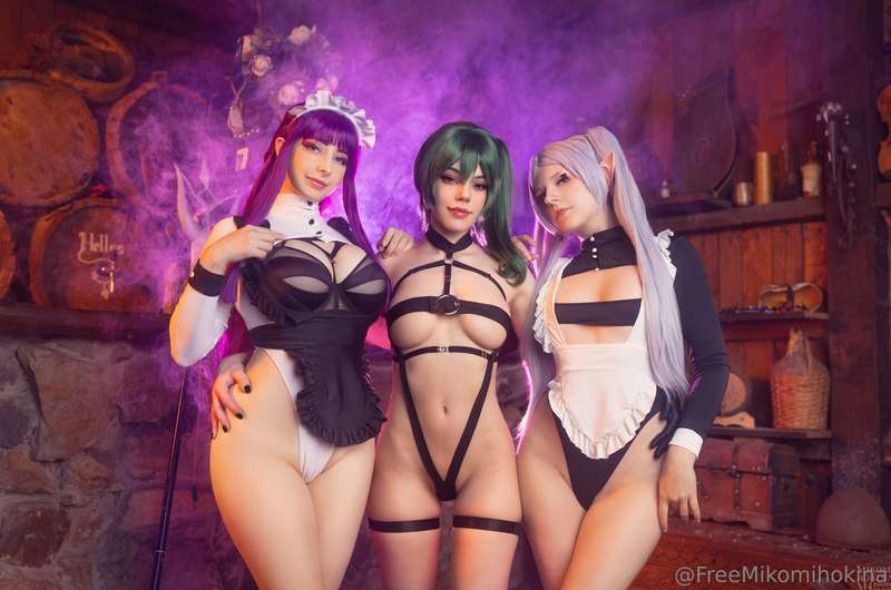 We're missing a fourth 👉👈Frieren: @norinyan Ubel: @fluffynem..