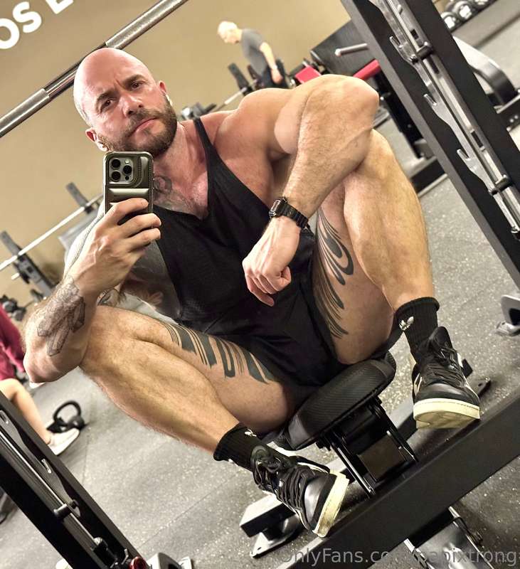 Bulking mode … 🔥🔥🔥 should I jerkoff in the gym bathroom? You..