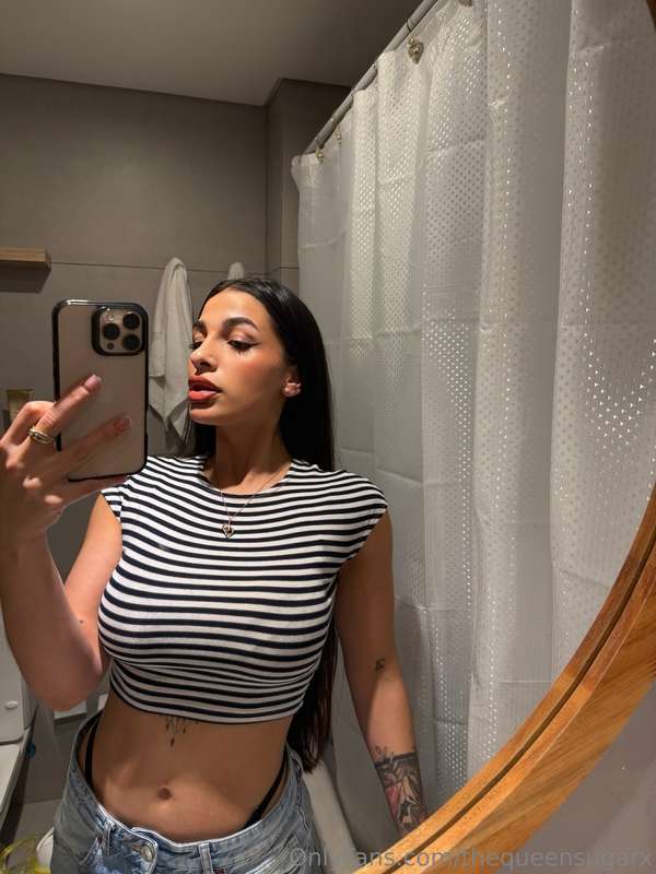 I’m not wearing anything under this… Do you want to take it ..