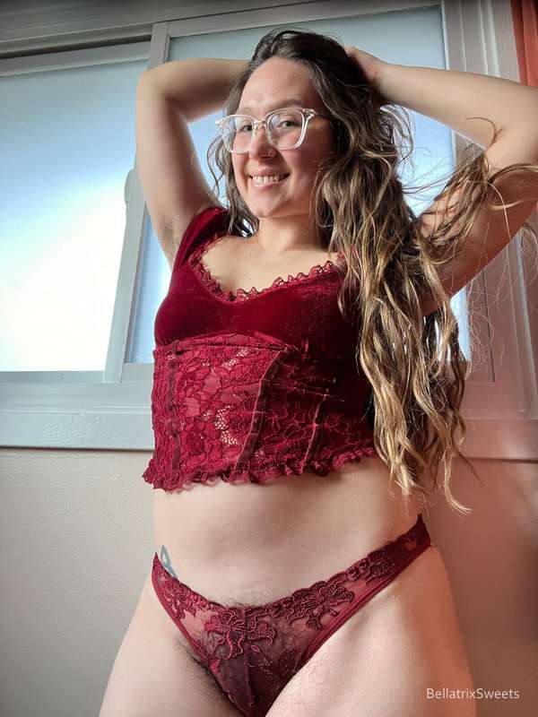 you can see mu bush through these panties ;) 1