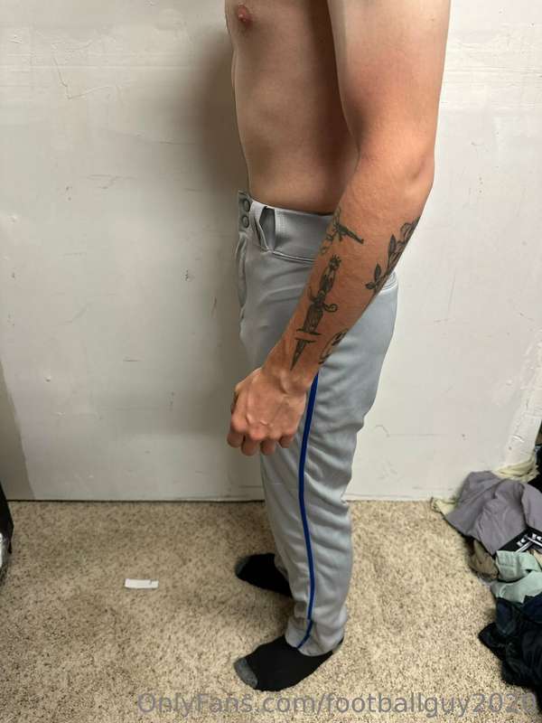 Or do I look better in baseball pants? 7