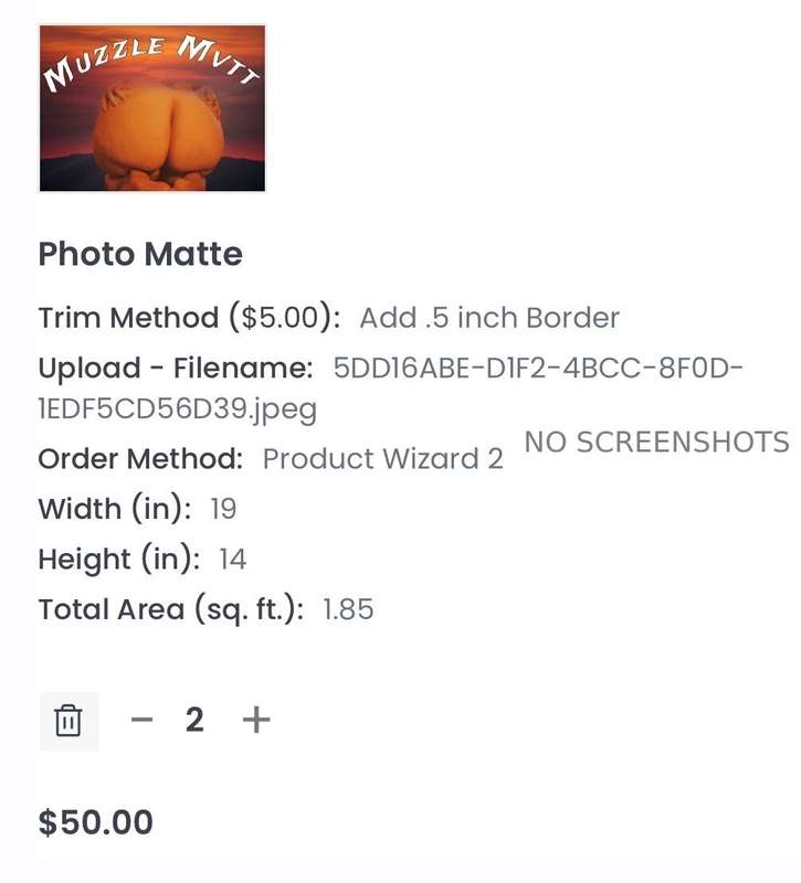 Would you buy a signed print of my ass? $310 to print them a.. 3
