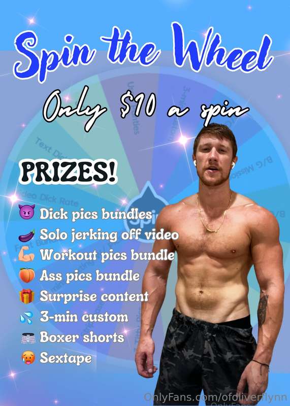 hey sexy! it's time to **SPIN!!** 😉 spin to win my **exclusi..